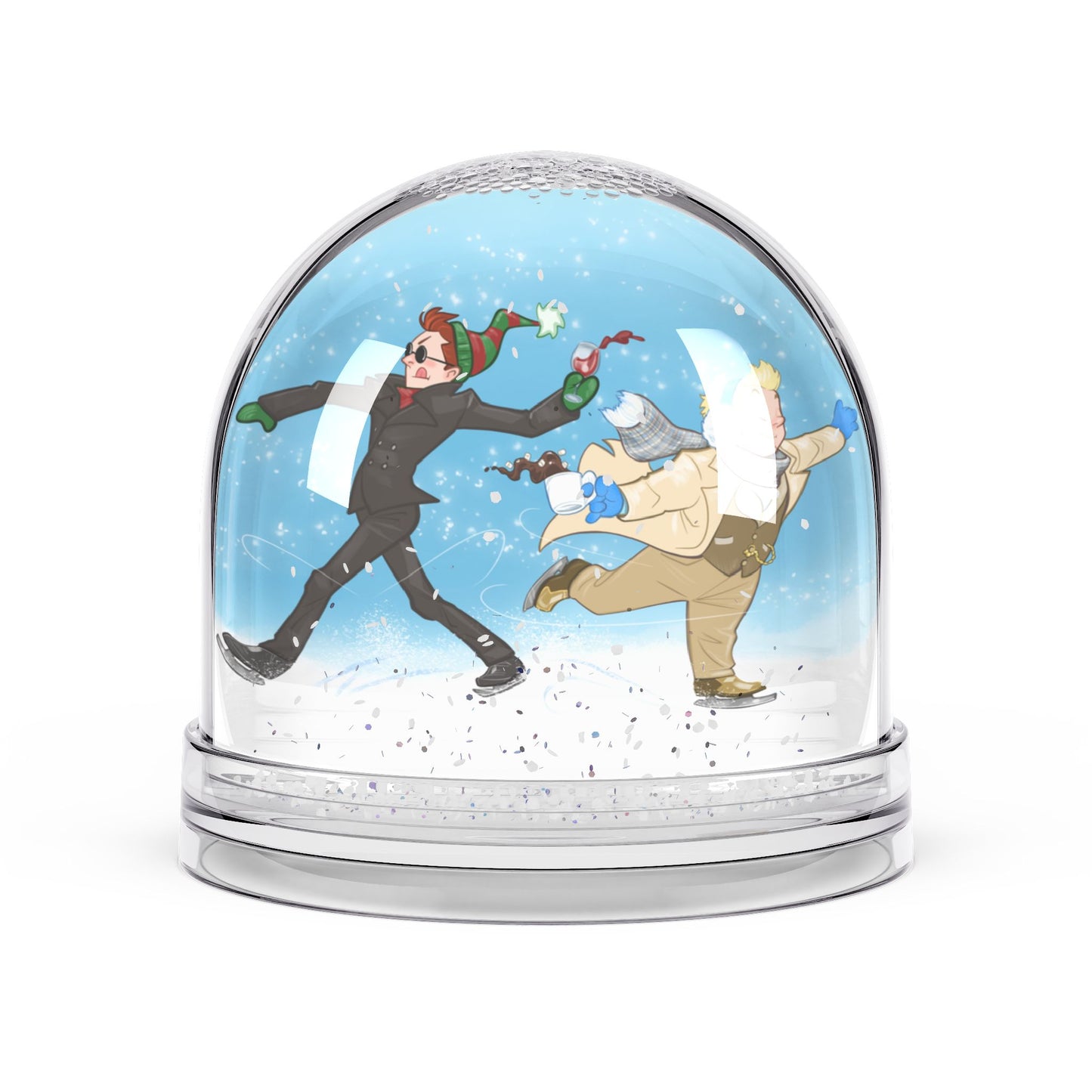 Skating Snow Globe