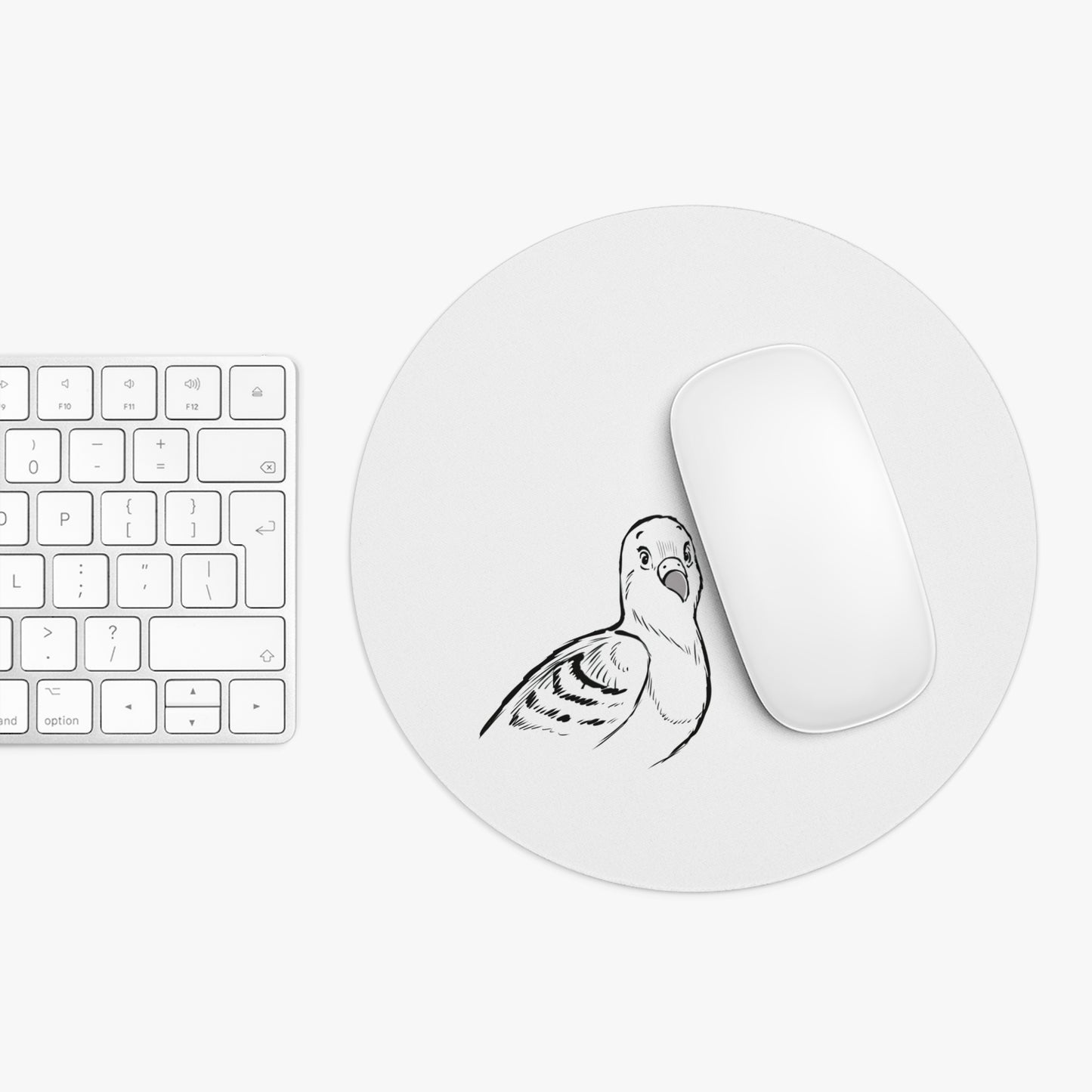 Saucy! Pigeon! Mouse Pad
