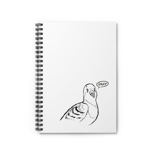 Saucy! Pigeon Notebook