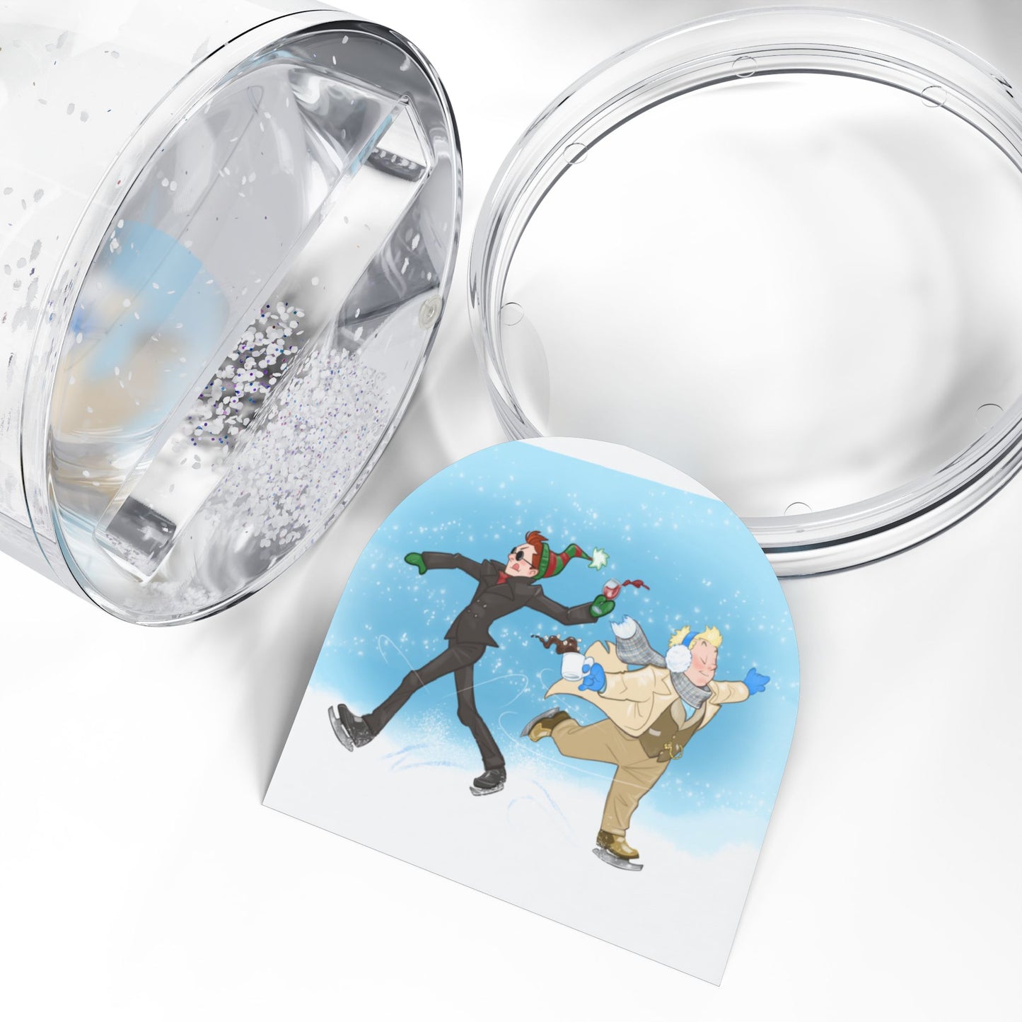 Skating Snow Globe
