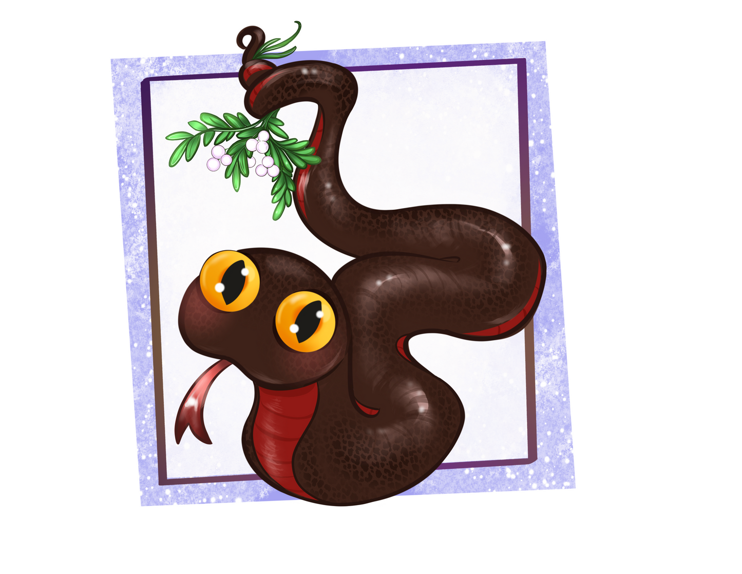 Snek Crowley Happy Holidaysss! cards (5x7) with envelopes