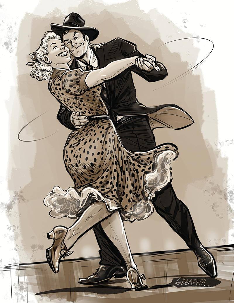 Swing Dance - Signed Art Print
